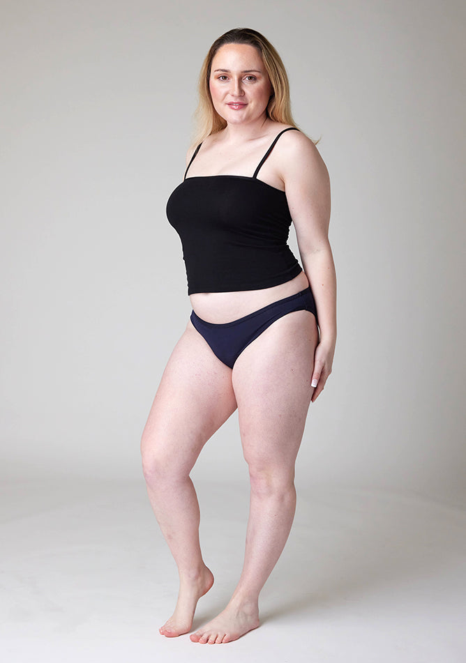 Navy Bikini Brief Period Pant - Light to Moderate Absorbency